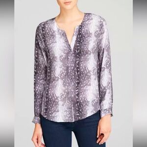 JOIE Moema 100 % silk Fawn Print